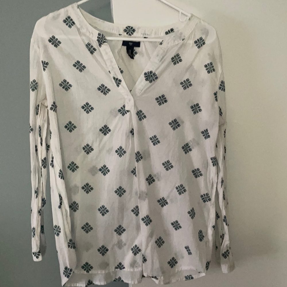 Gap sheer blouse